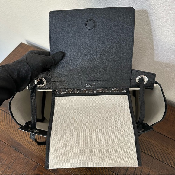 Goyard Rouette Souple Bag PM Noir Women Shoulder Crossbody Bag Good Condition - Picture 16 of 16